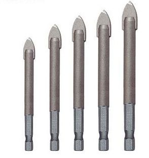 Heller Quickbit CeramicMaster 5 Piece Tile Drill Bit Set each